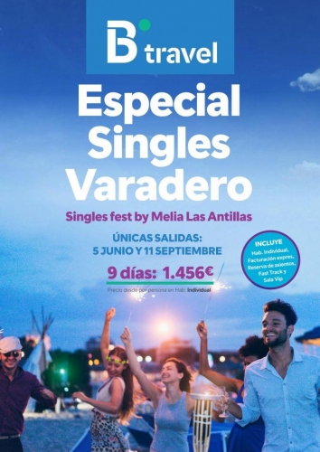 Folleto B The travel Brand Especial singles Varadero