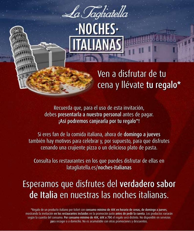 La Tagliatella Noches italianas