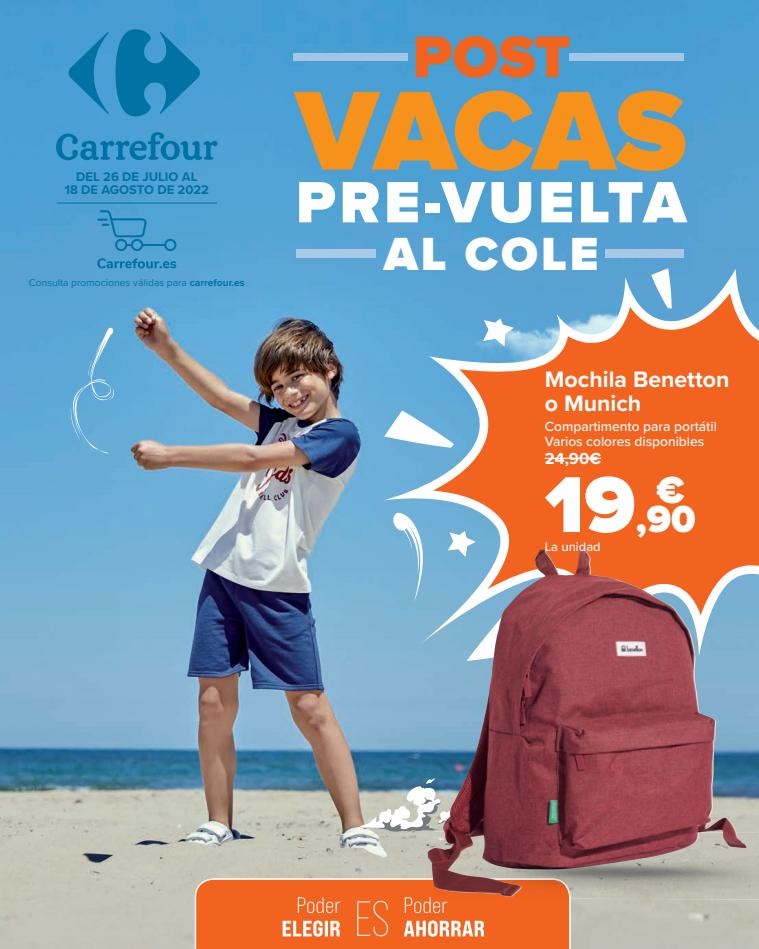 Carrefour Adelantate a la Vuelta al Cole (Tecnología, papelería, uniformes escolares)