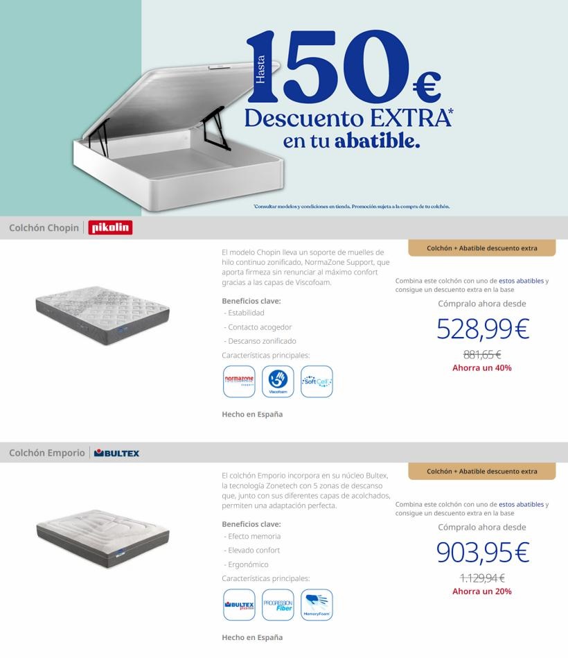 Beds Descuento EXTRA