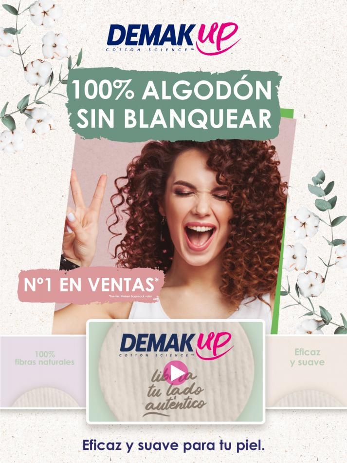Avon Demak'up 100% algodón sin blanquear