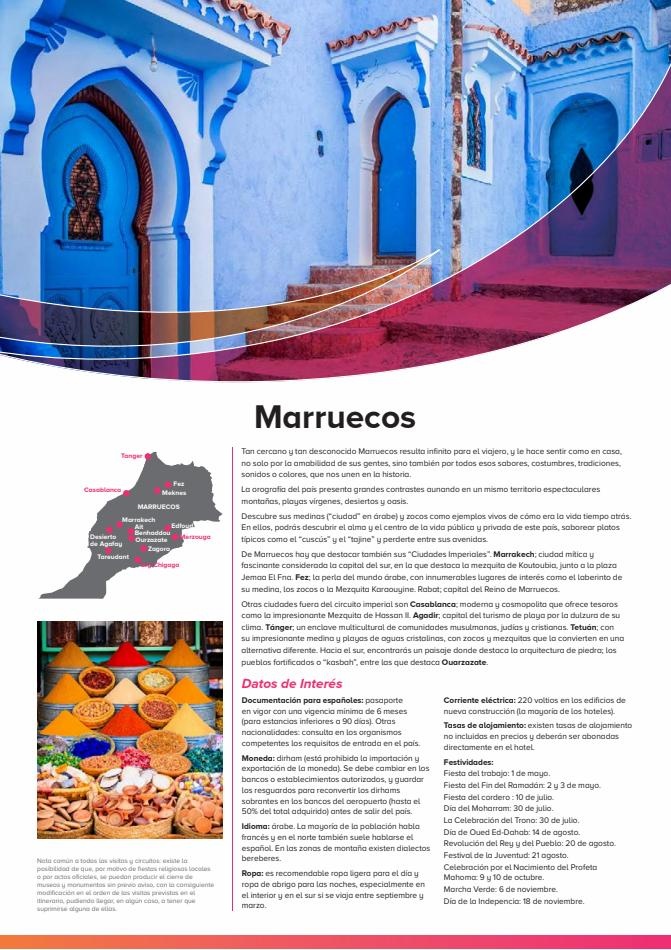 Viajes El Corte Inglés Marruecos y Túnez ofertas