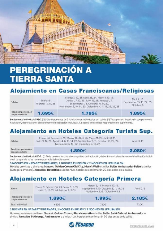 Viajes Ecuador  Peregrinaciones 2023
