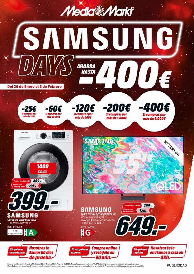 Worten Samsung Days Ahorra hasta-400€