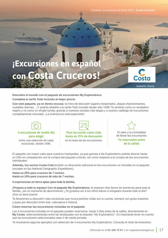 Viajes El Corte Inglés Excursiones Cruceros