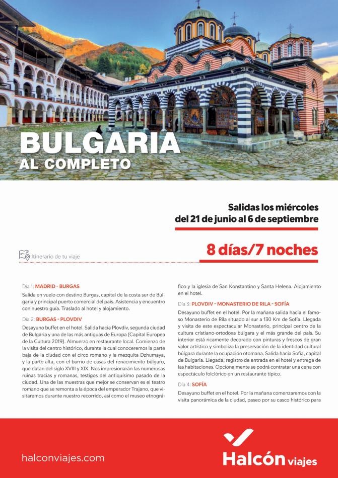 Halcón Viajes Bulgaria al completo