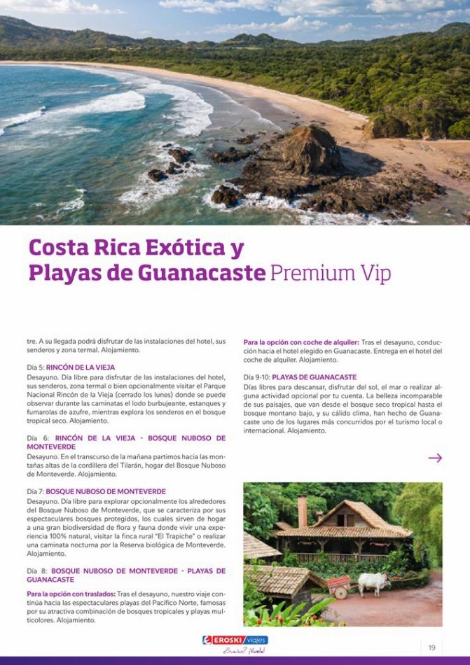 Viajes Eroski Costa Rica 2022-2023