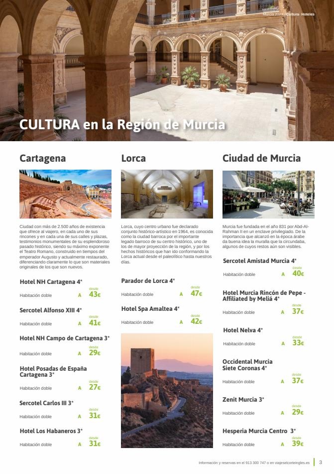 Viajes El Corte Inglés Región de Murcia