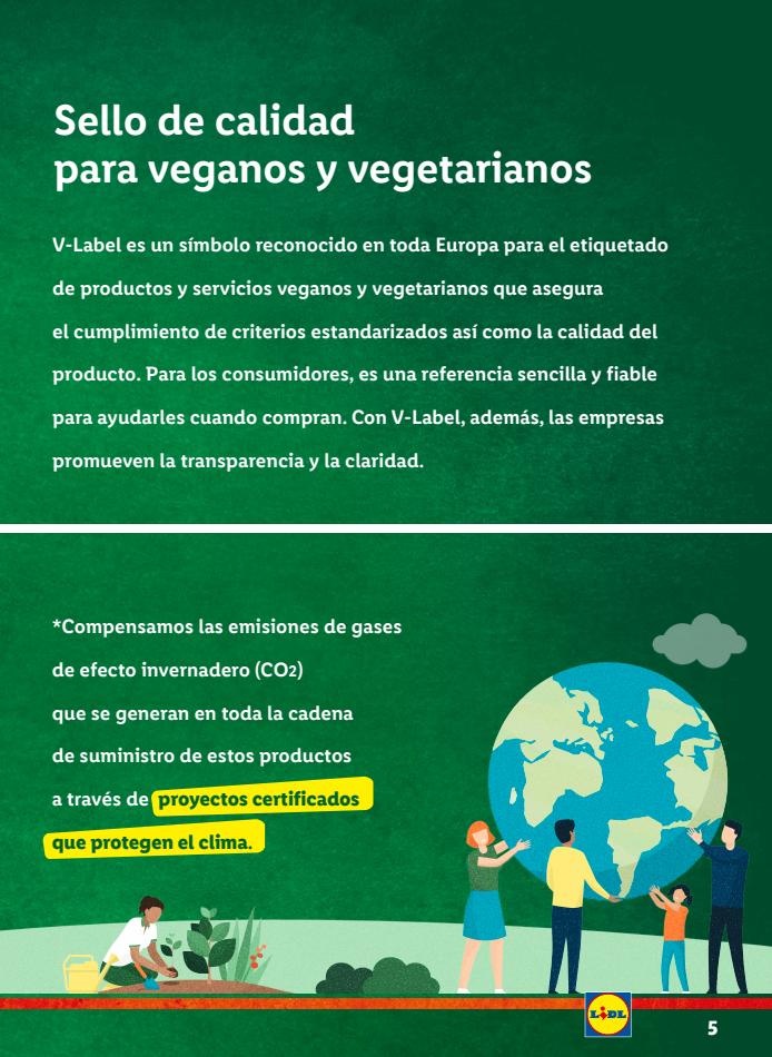 Lidl Vegetariano y vegano!