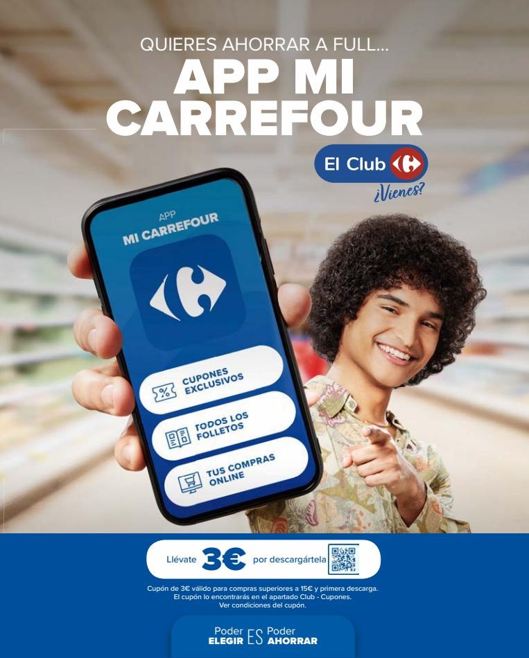 Carrefour 3x2 (Alimentación, Drogueria, Perfumeria y comida de animales) + 2X1 ACUMULACIÓN CLUB (Alimentación)