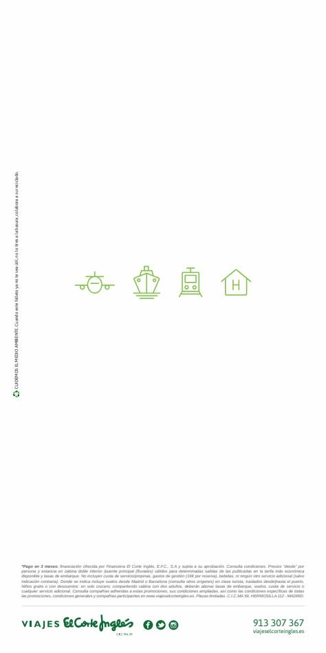 Viajes El Corte Inglés Cruceros marítimos invierno ofertas