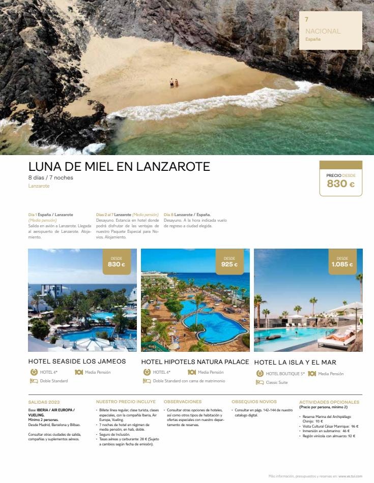 Viajes Eroski Lunas de miel