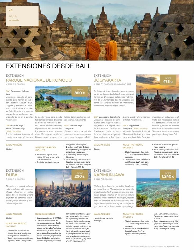 Viajes Eroski Lunas de miel