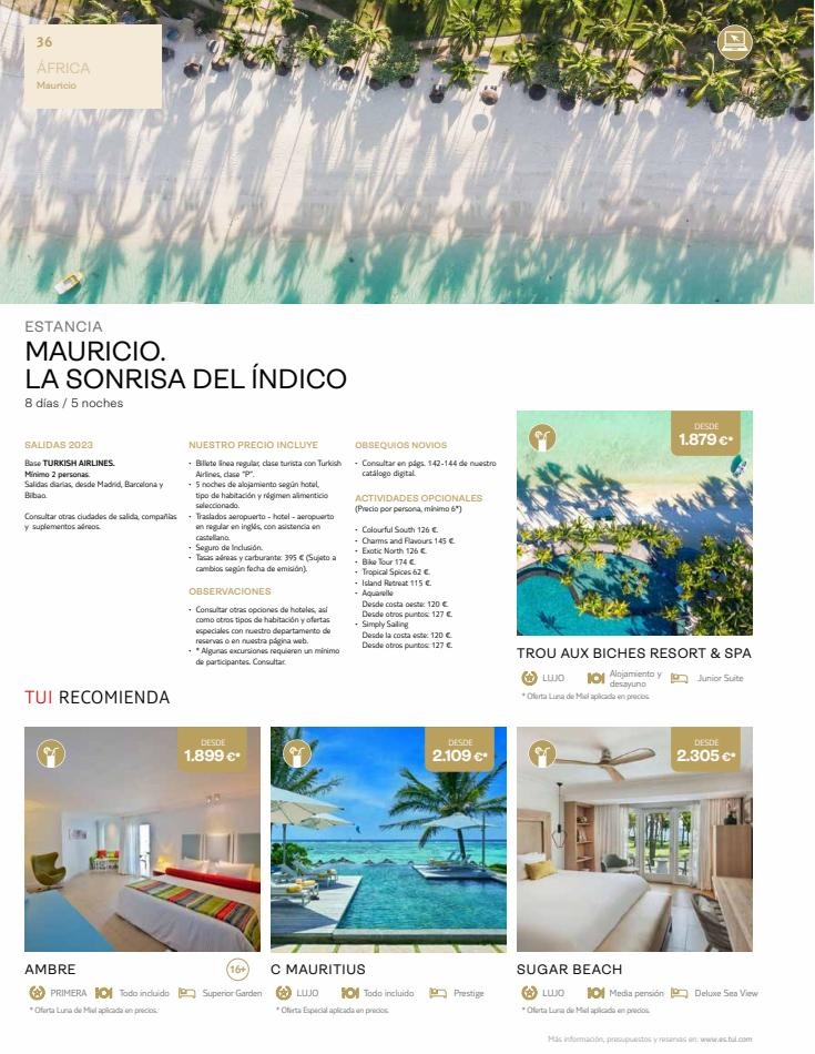 Viajes Eroski Lunas de miel