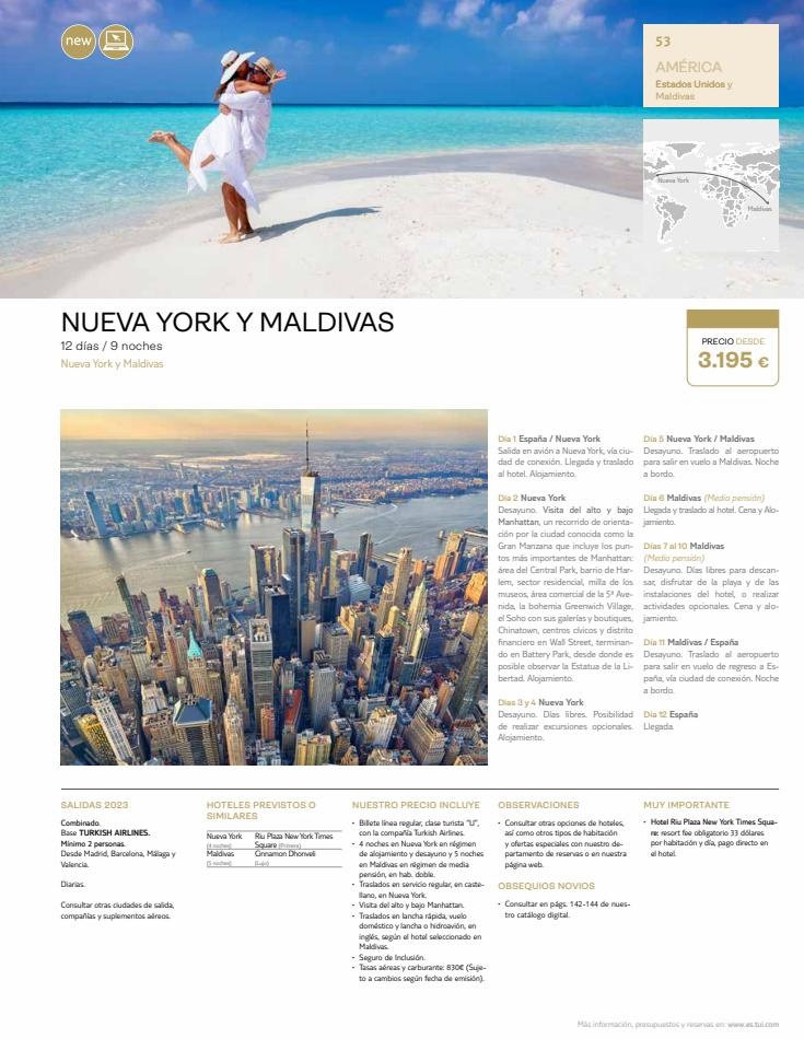 Viajes Eroski Lunas de miel