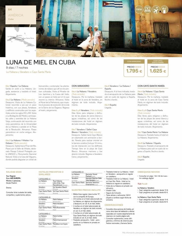 Viajes Eroski Lunas de miel