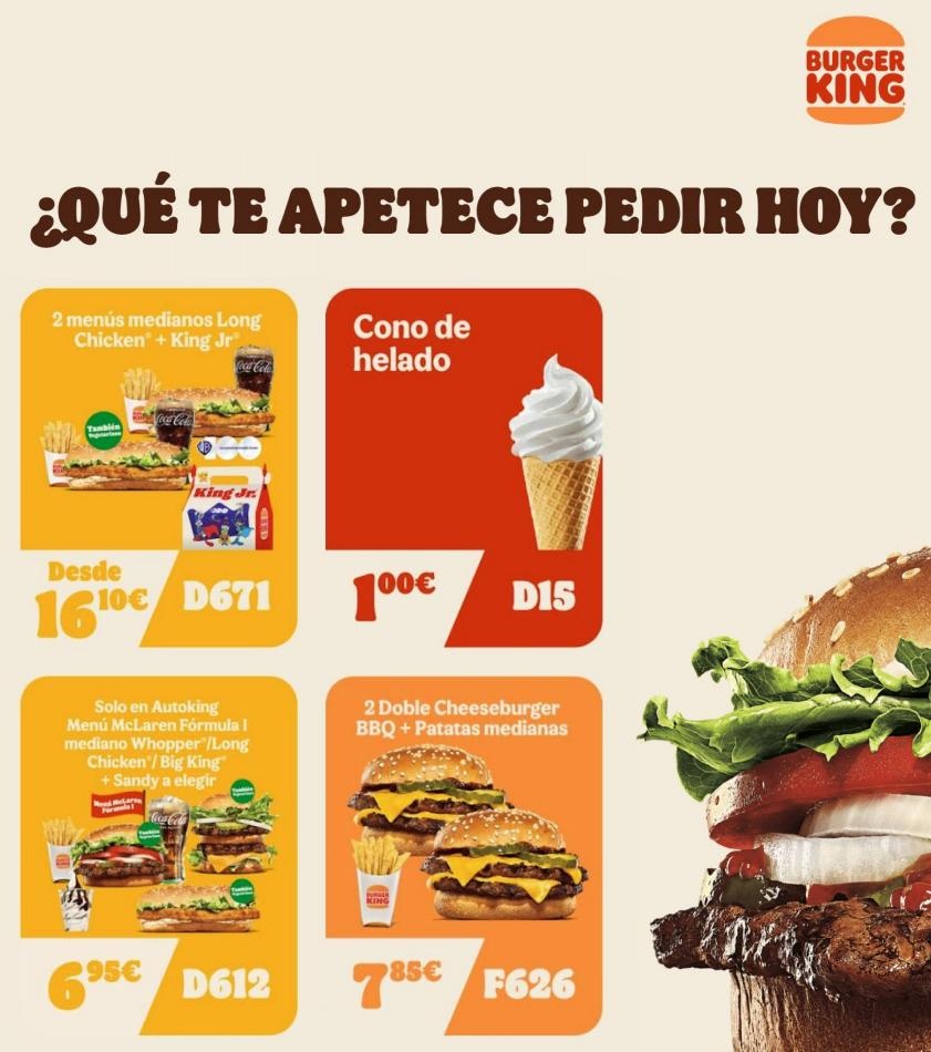 Burger King Promociones Burger King ofertas