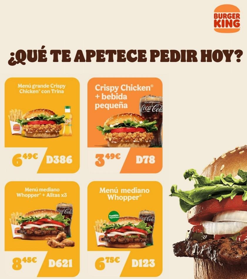 Burger King Promociones Burger King ofertas