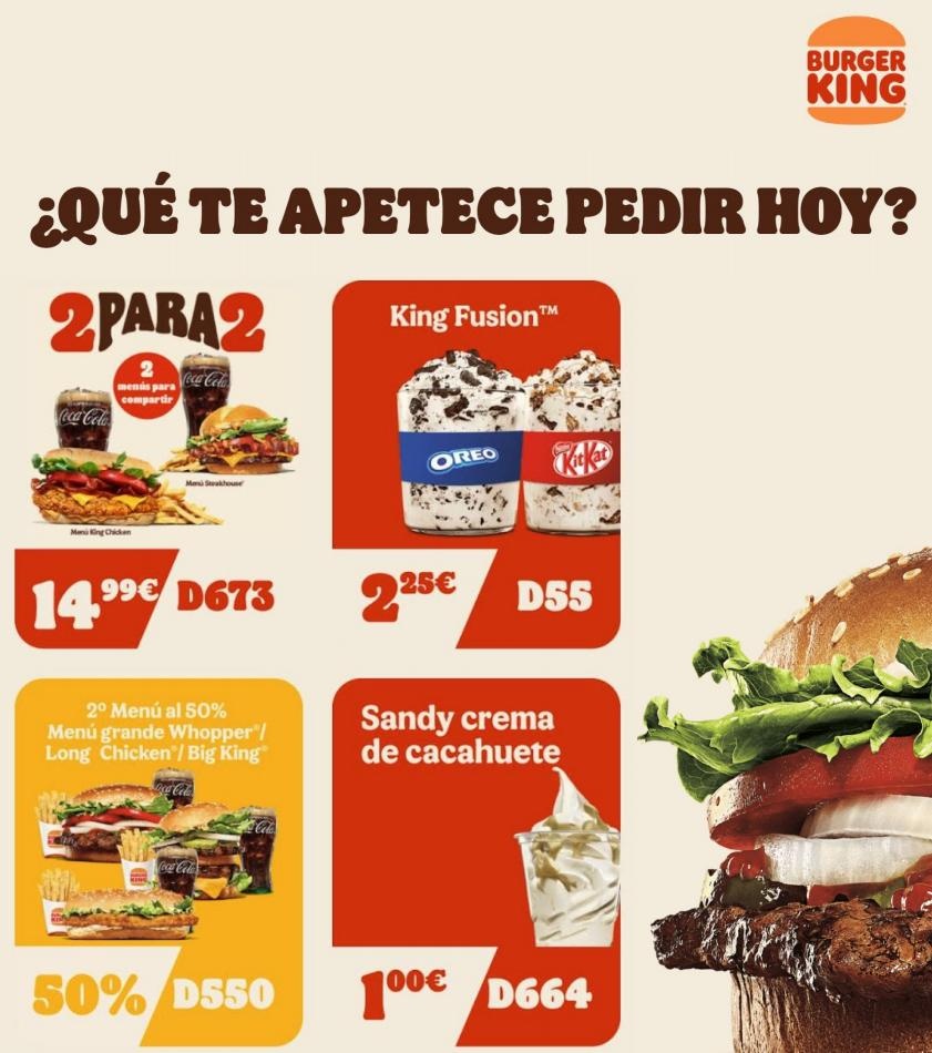 Burger King Promociones Burger King ofertas