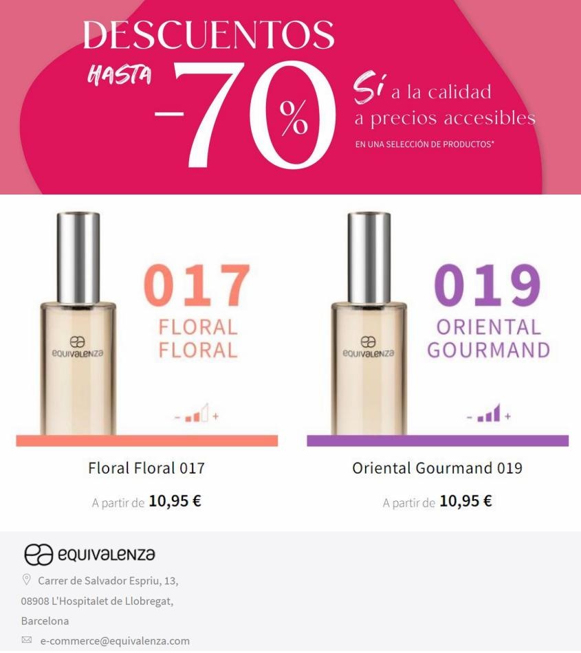 Equivalenza Equivalenza Descuentos de hasta el 70%