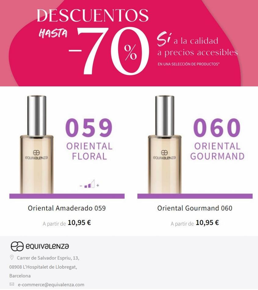 Equivalenza Equivalenza Descuentos de hasta el 70%