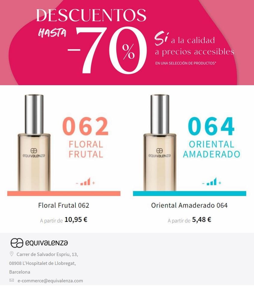 Equivalenza Equivalenza Descuentos de hasta el 70%