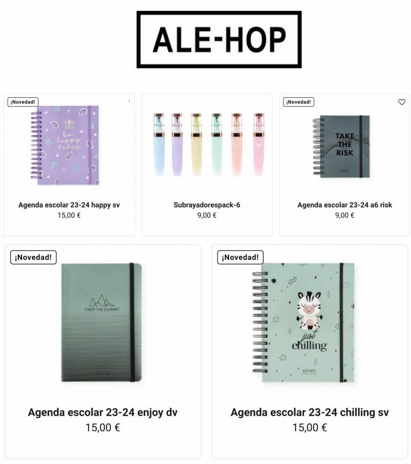 Ale-Hop Ofertas vuelta al cole Ale-Hop