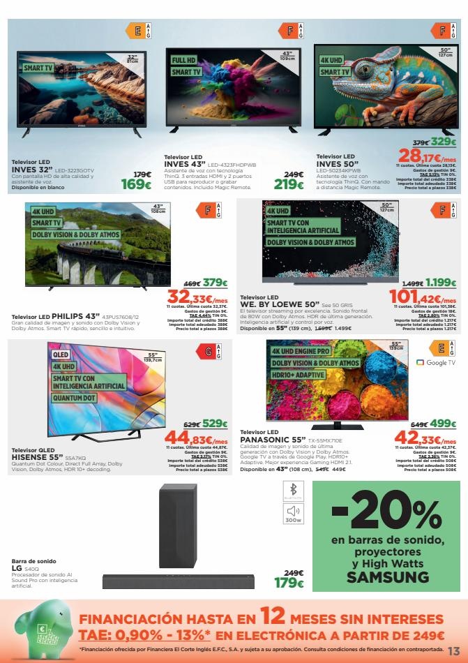 El Corte Inglés Electrónica ofertas