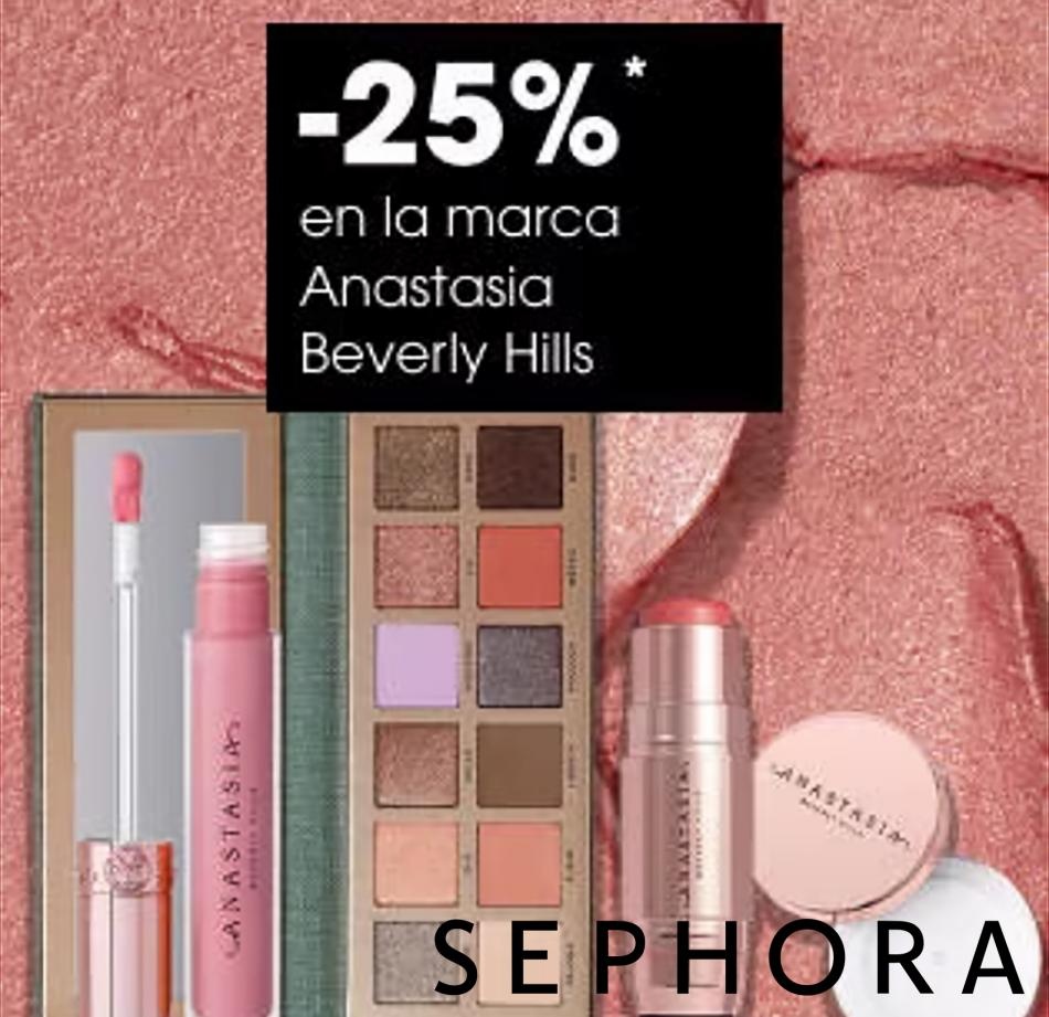 Sephora -25% en la marca Anastasia Beverly hills