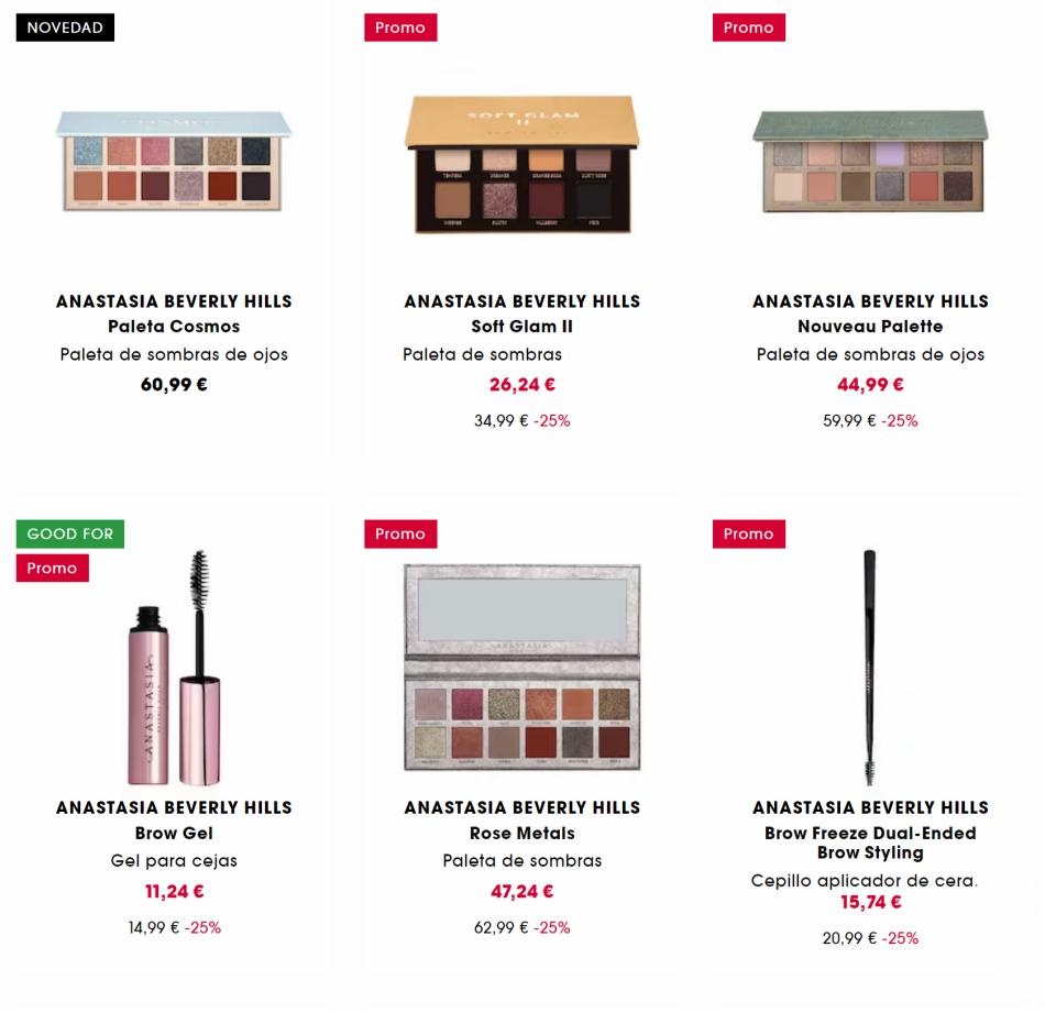 Sephora -25% en la marca Anastasia Beverly hills