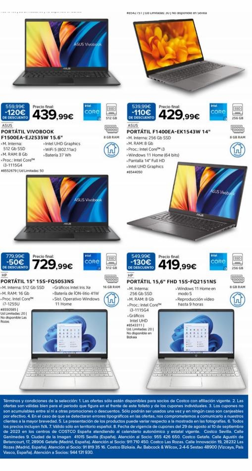 Costco Vuelta al cole ofertas