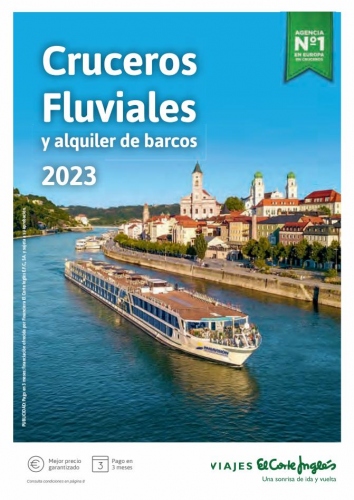 Folleto Viajes El Corte Inglés Cruceros fluviales