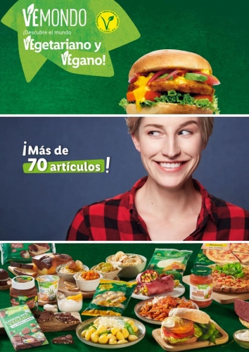 Folleto Lidl Vegetariano y vegano!