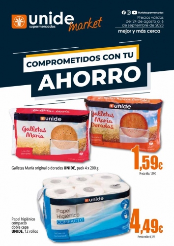 Folleto Unide Supermercados Comprometidos con tu ahorro_ Market Peninsula