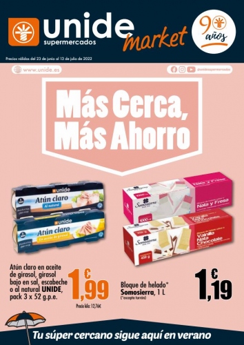 Folleto Unide Supermercados Más Cerca, Más Ahorro_ Market Peninsula